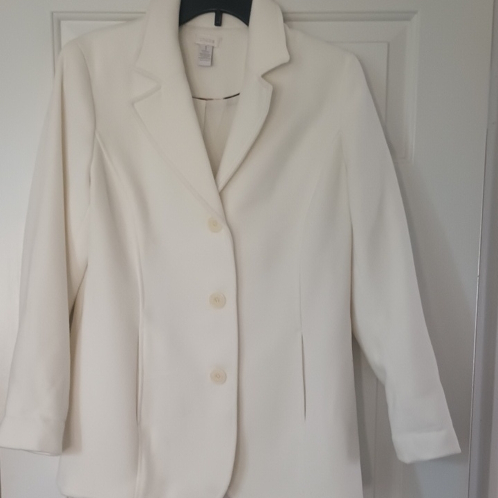 Chico's Classic White Blazer